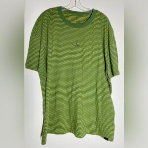 Prana | Cotton T Shirt Tee | Men’s XL | Green & gold
